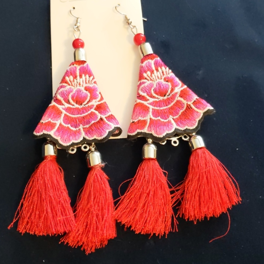 Nwot tassel earrings